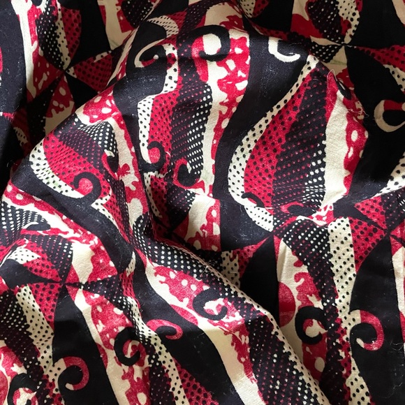 Beautiful Cotton large scarf sarong Indonesian antique style block print wrap - Picture 7 of 10